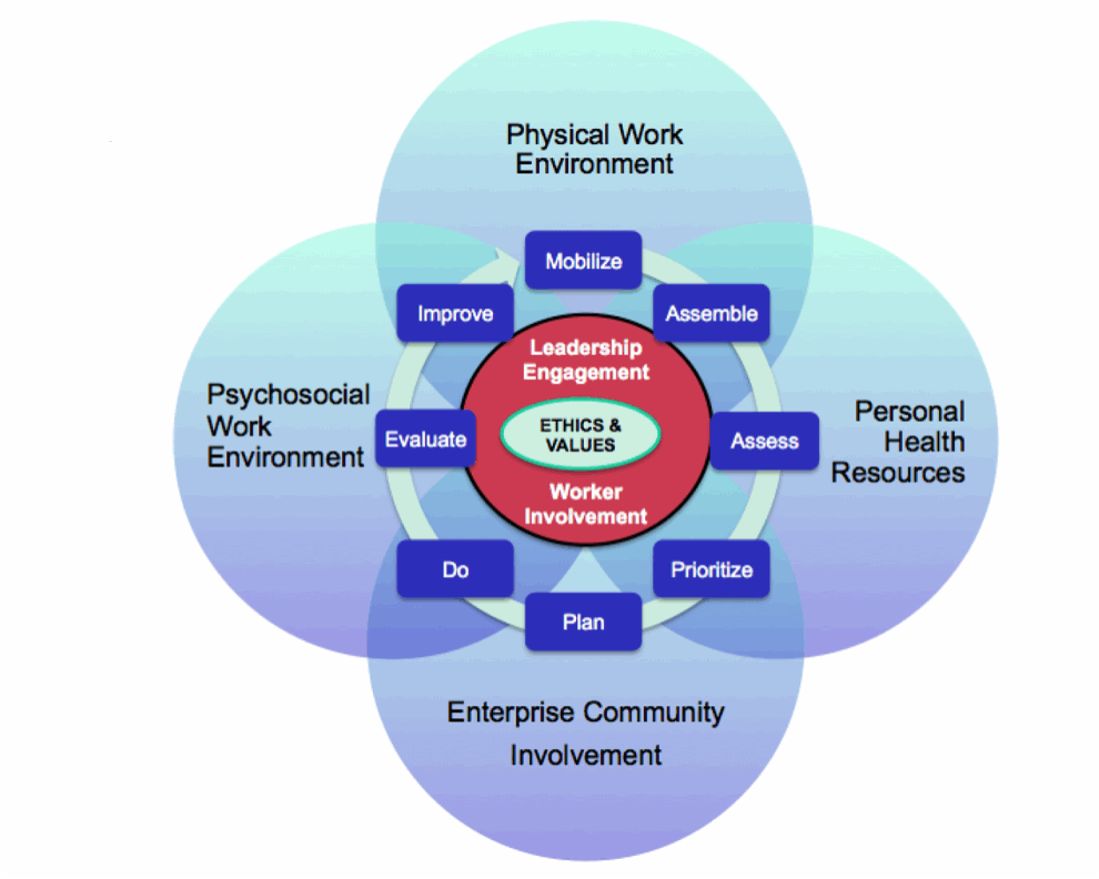 Figure 5 WHO Healthy Workplace Model